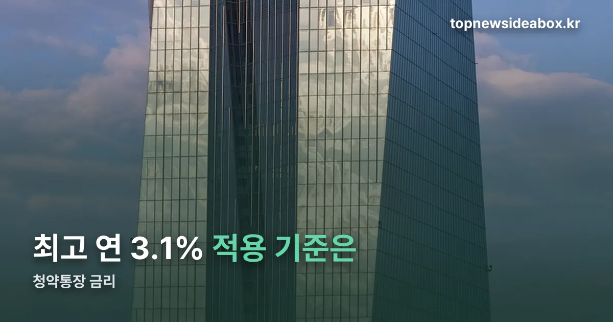 청약통장 금리 정리 썸네일