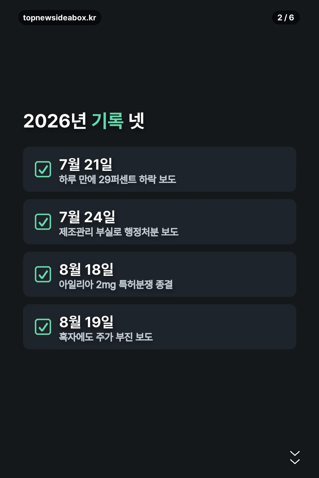 2026년 기록 넷