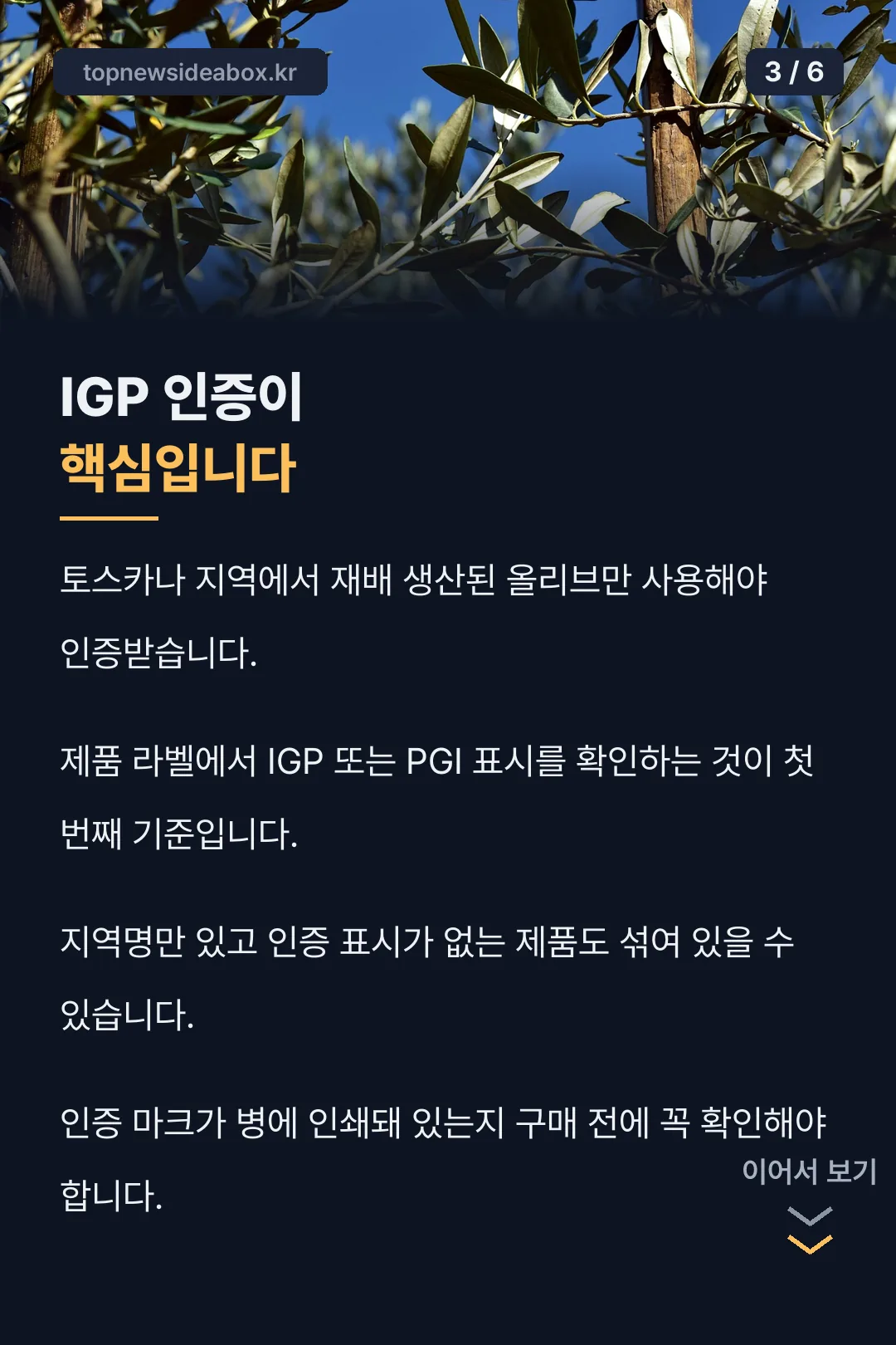 IGP 인증 핵심 카드