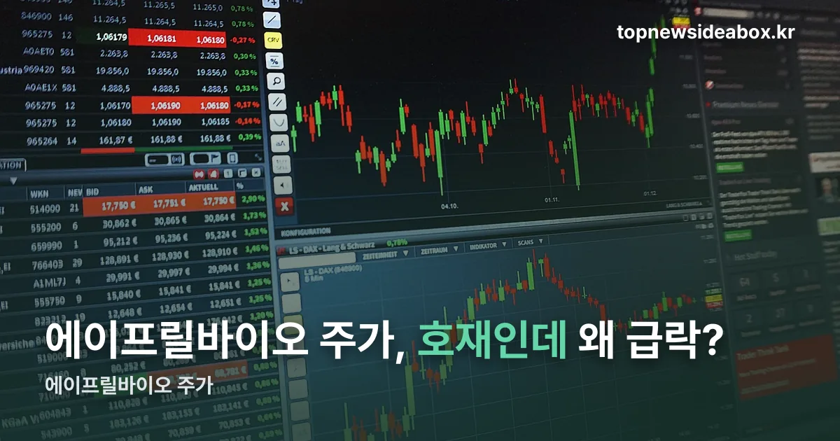 에이프릴바이오 주가 정리 썸네일